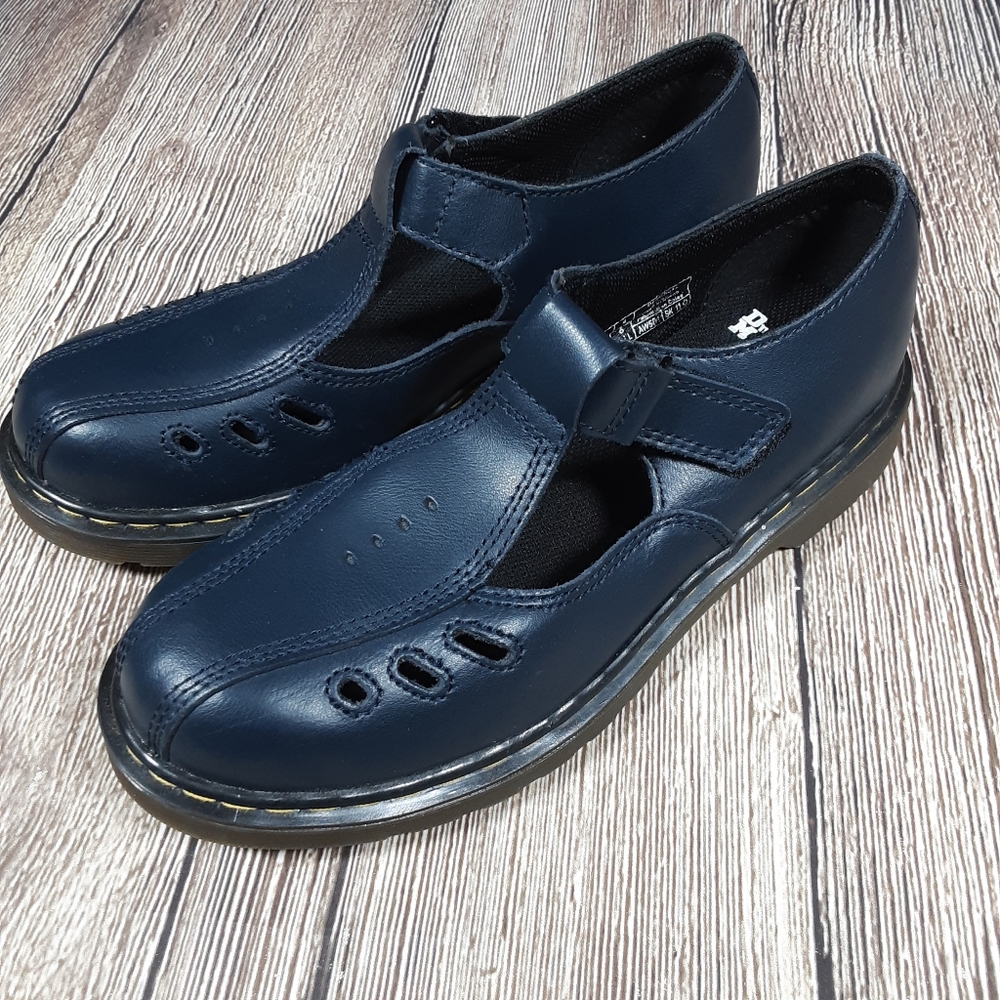 Doc Marten Ashby navy blue loafers